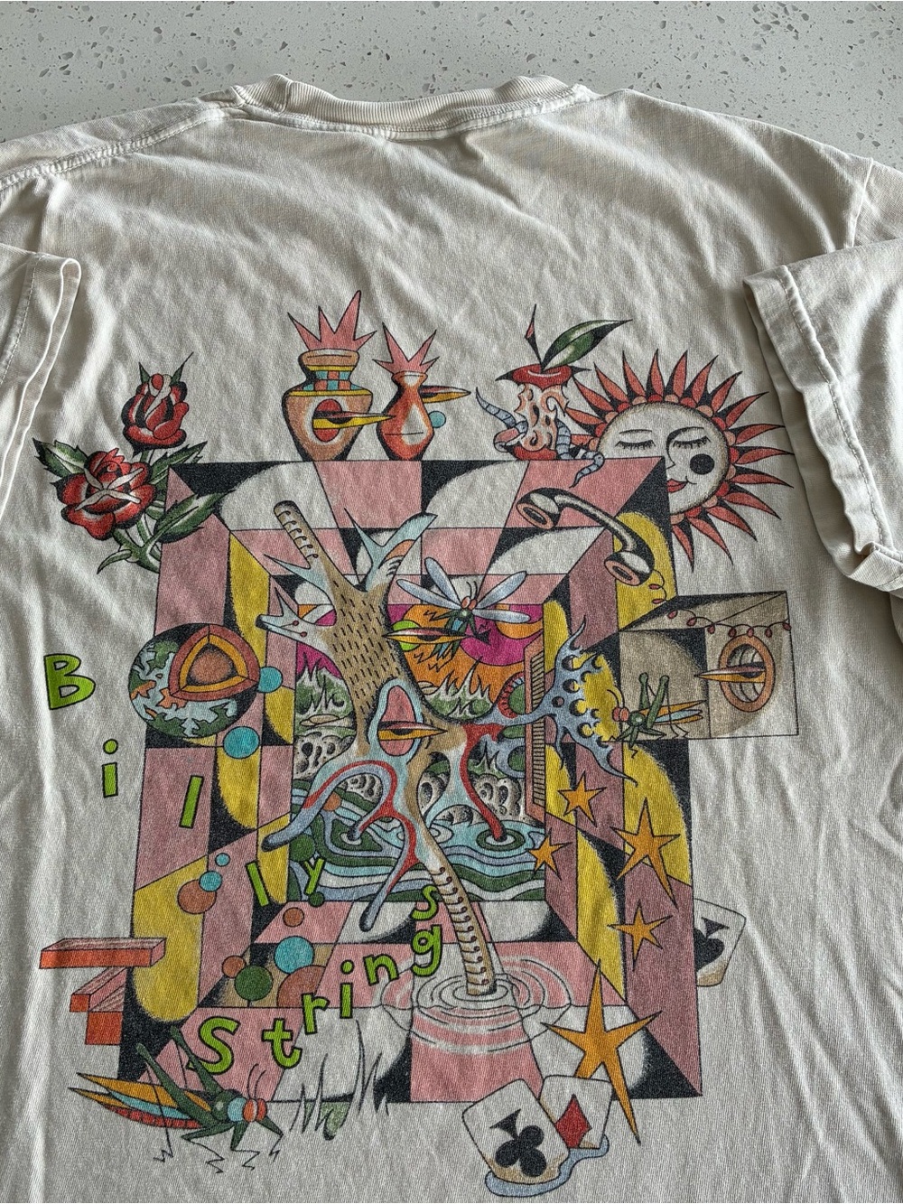 A2 - BILLY STRINGS GUITARIST FALL 2024 TOUR SQUISHY EYES T SHIRT